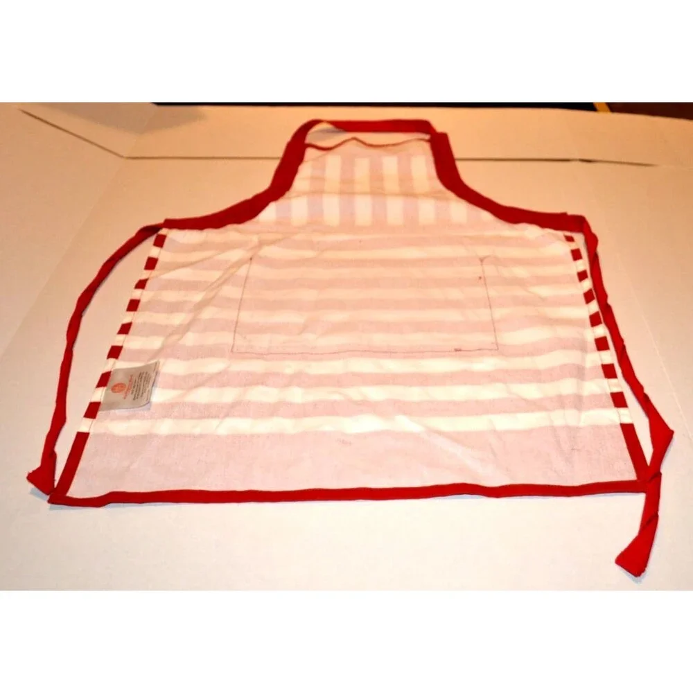 Child Red and White Stripe Apron, Huntington Home